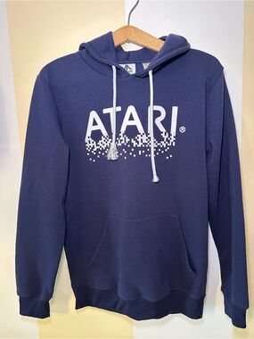 Atari Men's Navy Pullover Hoodie